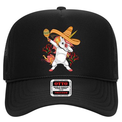 Cinco De Mayo Unicorn Dab Trucker Hat