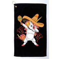 Cinco De Mayo Unicorn Dab Golf Towel