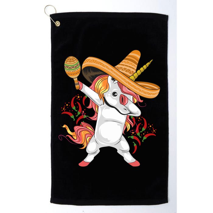 Cinco De Mayo Unicorn Dab Golf Towel