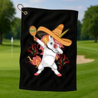 Cinco De Mayo Unicorn Dab Golf Towel