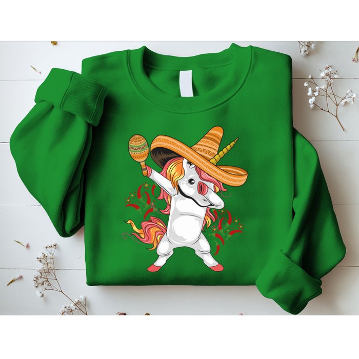 Cinco De Mayo Unicorn Dab Sweatshirt