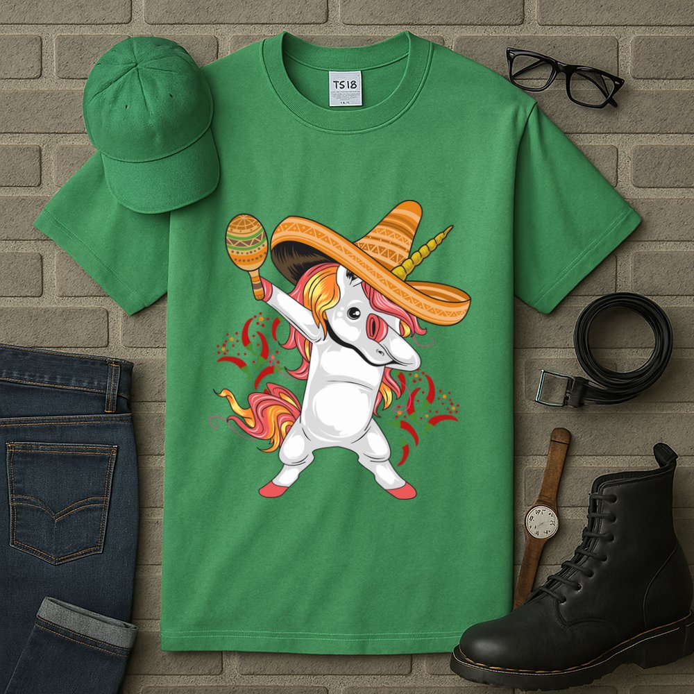 Cinco De Mayo Unicorn Dab Tall T-Shirt
