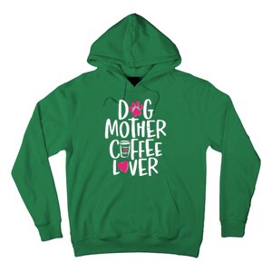 Cute Dog Mother Coffee Lover Hoodie