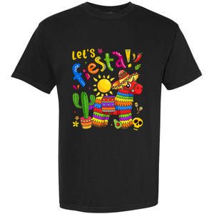 Cinco De Mayo Mexican LetS Fiesta Fun Garment-Dyed Heavyweight T-Shirt