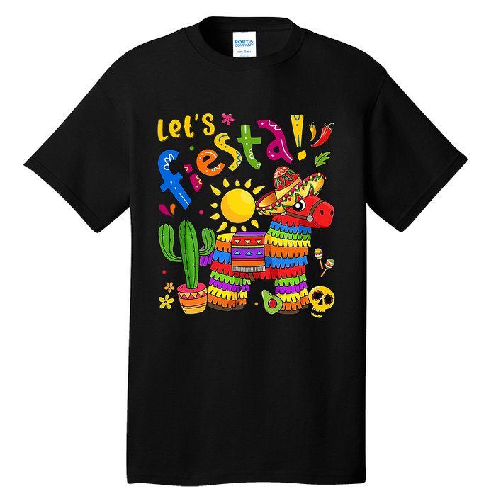 Cinco De Mayo Mexican LetS Fiesta Fun Tall T-Shirt