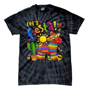 Cinco De Mayo Mexican LetS Fiesta Fun Tie-Dye T-Shirt