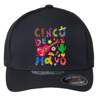 Cinco De Mayo Mexican Fiesta 5 De Mayo Mexico Mexican Day Flexfit Unipanel Trucker Cap