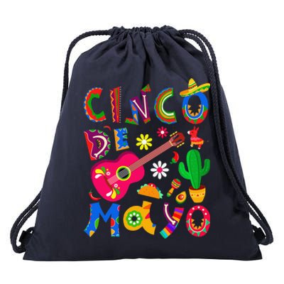 Cinco De Mayo Mexican Fiesta 5 De Mayo Mexico Mexican Day Drawstring Bag