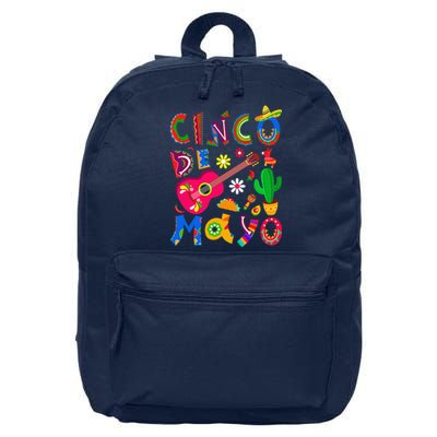 Cinco De Mayo Mexican Fiesta 5 De Mayo Mexico Mexican Day 16 in Basic Backpack