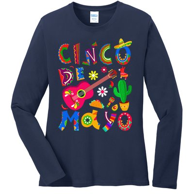 Cinco De Mayo Mexican Fiesta 5 De Mayo Mexico Mexican Day Ladies Long Sleeve Shirt