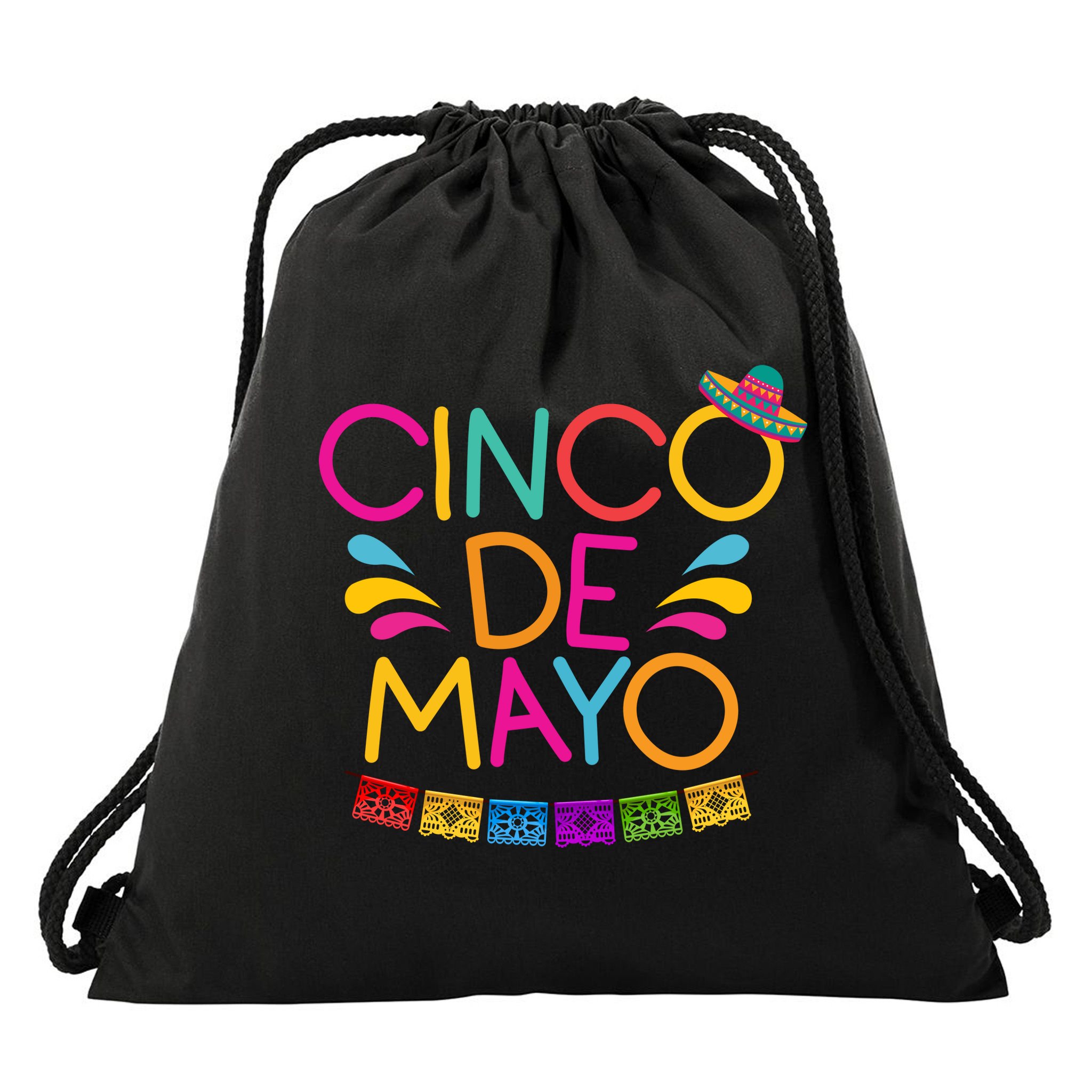 Cinco De Mayo Fiesta Drawstring Bag