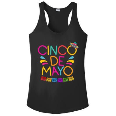 Cinco De Mayo Fiesta Ladies PosiCharge Competitor Racerback Tank