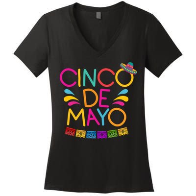 Cinco De Mayo Fiesta Women's V-Neck T-Shirt