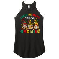 Cinco De Mayo With My Gnomies Mexican Fiesta Women’s Perfect Tri Rocker Tank