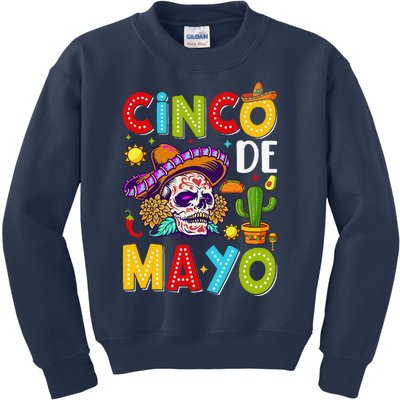 Cinco De Mayo Mexican Fiesta Squad 5 De Mayo For Mexican Kids Sweatshirt