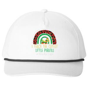 Cinco De Mayo I Teach Cutest Little Pinatas Teacher Life Snapback Five-Panel Rope Hat