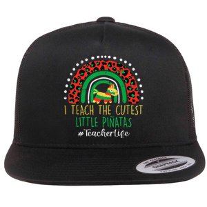 Cinco De Mayo I Teach Cutest Little Pinatas Teacher Life Flat Bill Trucker Hat