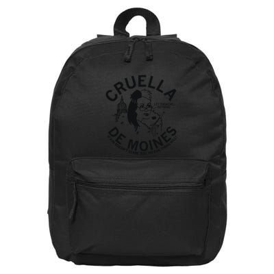 Cruella De Moines Kim Reynolds 16 in Basic Backpack