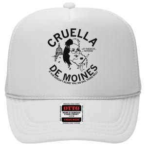 Cruella De Moines Kim Reynolds High Crown Mesh Back Trucker Hat