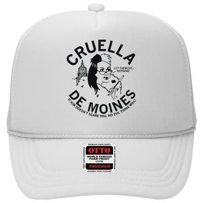 Cruella De Moines Kim Reynolds High Crown Mesh Back Trucker Hat