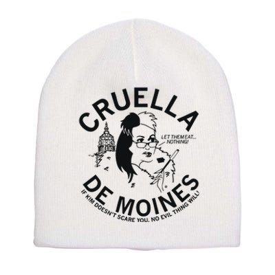 Cruella De Moines Kim Reynolds Short Acrylic Beanie