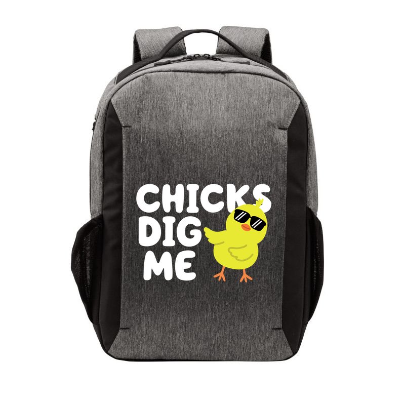 Chicks Dig Me Funny Baby Chick Chicken Vector Backpack