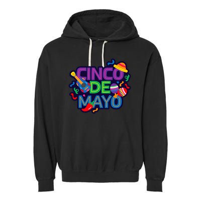 Cinco De Mayo Cool Garment-Dyed Fleece Hoodie