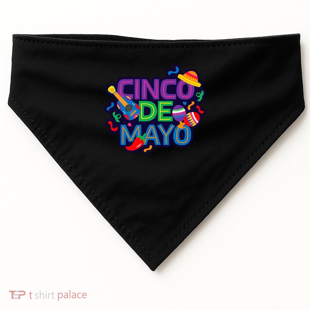 Cinco De Mayo Cool USA-Made Doggie Bandana