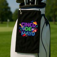 Cinco De Mayo Cool Golf Towel