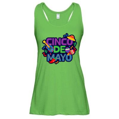 Cinco De Mayo Cool Ladies Essential Flowy Tank