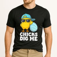 Chicks Dig Me Easter Happy Easter Funny Cooling Performance Crew T-Shirt