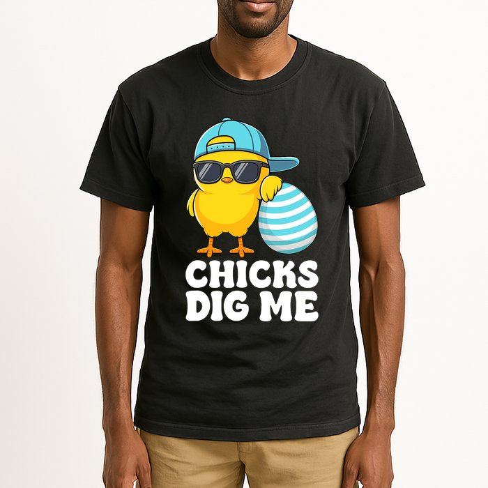 Chicks Dig Me Easter Happy Easter Funny Tall T-Shirt