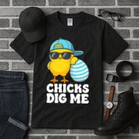 Chicks Dig Me Easter Happy Easter Funny Tall T-Shirt