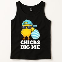 Chicks Dig Me Easter Happy Easter Funny Tank Top