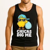 Chicks Dig Me Easter Happy Easter Funny Tank Top