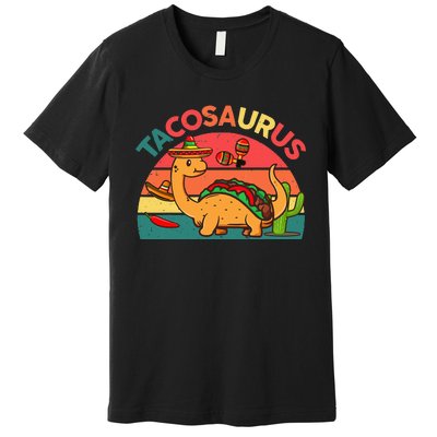 Cinco De Mayo Taco Dinosaur Tacosaurus Premium T-Shirt