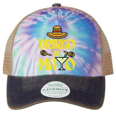 Cinco De Mayo Drinko De Mayo Mexican Fiesta Legacy Tie Dye Trucker Hat