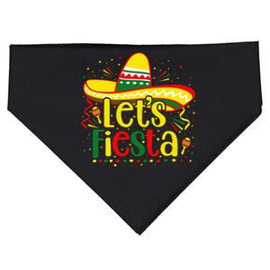 Cinco De Mayo Let's Fiesta Mexican Cinco De Mayo USA-Made Doggie Bandana