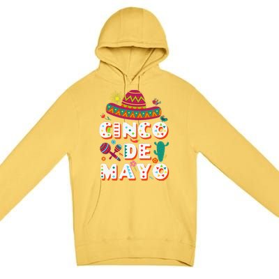 Cinco De Mayo Mexican Fiesta 5 De Mayo Premium Pullover Hoodie