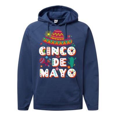 Cinco De Mayo Mexican Fiesta 5 De Mayo Performance Fleece Hoodie