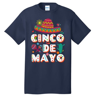 Cinco De Mayo Mexican Fiesta 5 De Mayo Tall T-Shirt