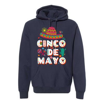 Cinco De Mayo Mexican Fiesta 5 De Mayo Premium Hoodie