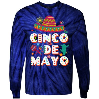 Cinco De Mayo Mexican Fiesta 5 De Mayo Tie-Dye Long Sleeve Shirt