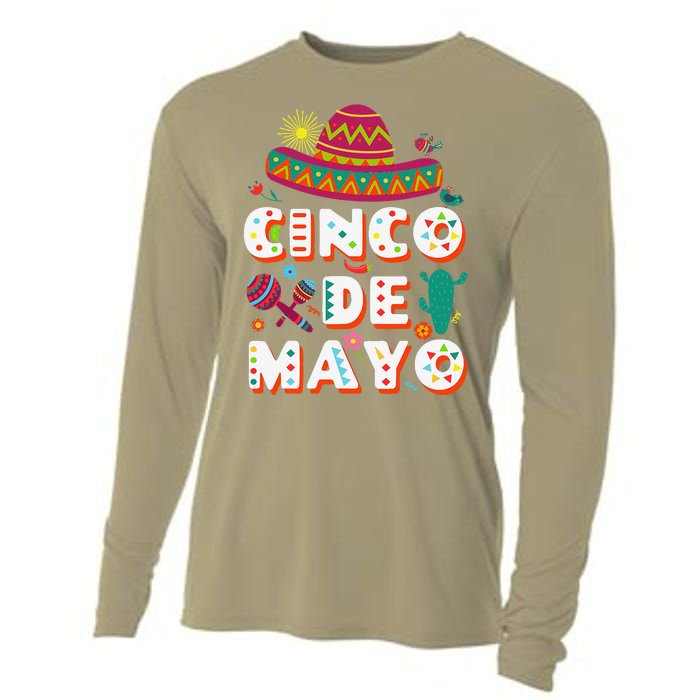 Cinco De Mayo Mexican Fiesta 5 De Mayo Cooling Performance Long Sleeve Crew