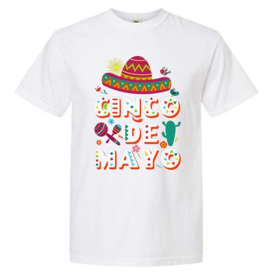 Cinco De Mayo Mexican Fiesta 5 De Mayo Garment-Dyed Heavyweight T-Shirt