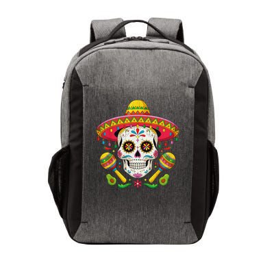 Cinco De Mayo Skull With Sombrero Hat Vector Backpack