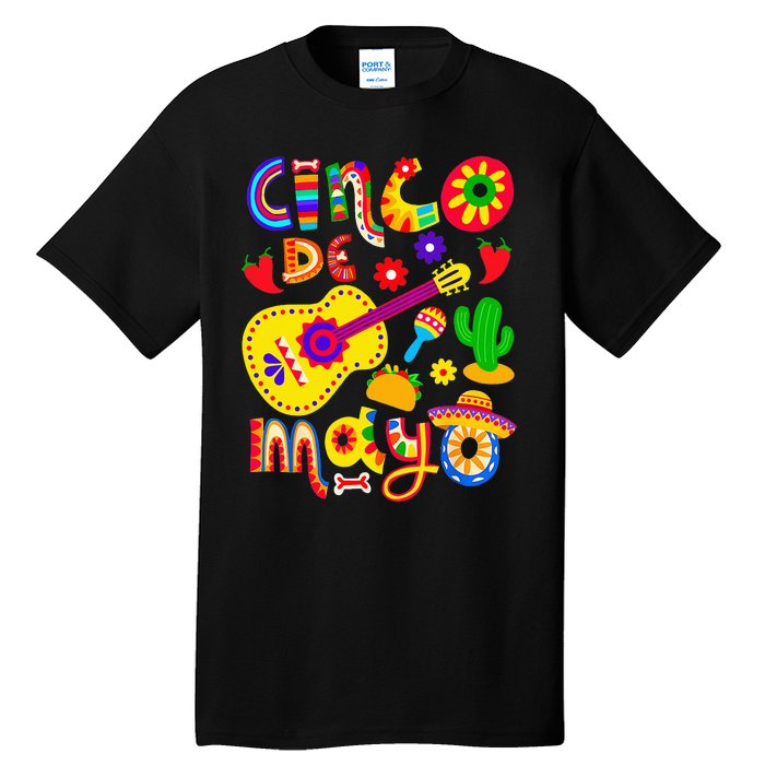 Cinco De Mayo Mexican Fiesta 5 De Mayo Tall T-Shirt