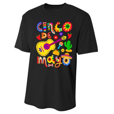 Cinco De Mayo Mexican Fiesta 5 De Mayo Performance Sprint T-Shirt