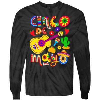 Cinco De Mayo Mexican Fiesta 5 De Mayo Tie-Dye Long Sleeve Shirt