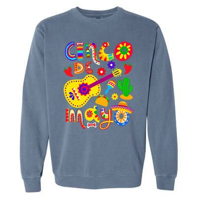 Cinco De Mayo Mexican Fiesta 5 De Mayo Garment-Dyed Sweatshirt